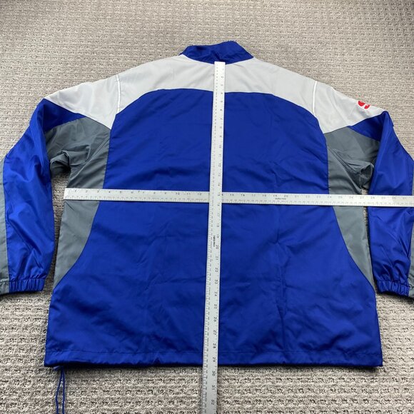 NY Giants Windbreaker Jacket Men Extra Large XL Blue Full Zip Sports Illustrated - Picture 8 of 10